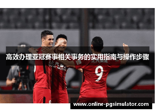 高效办理亚冠赛事相关事务的实用指南与操作步骤