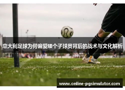 意大利足球为何偏爱矮个子球员背后的战术与文化解析